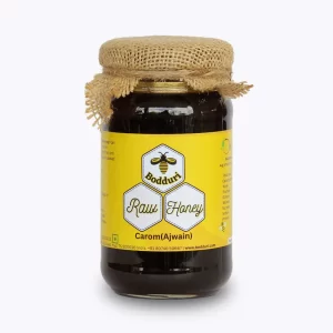 carom organic honey, ajwain raw honey 250 grams