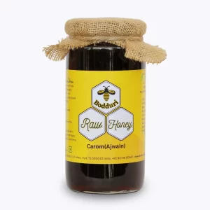 carom natural and pure honey jar of 500 grams