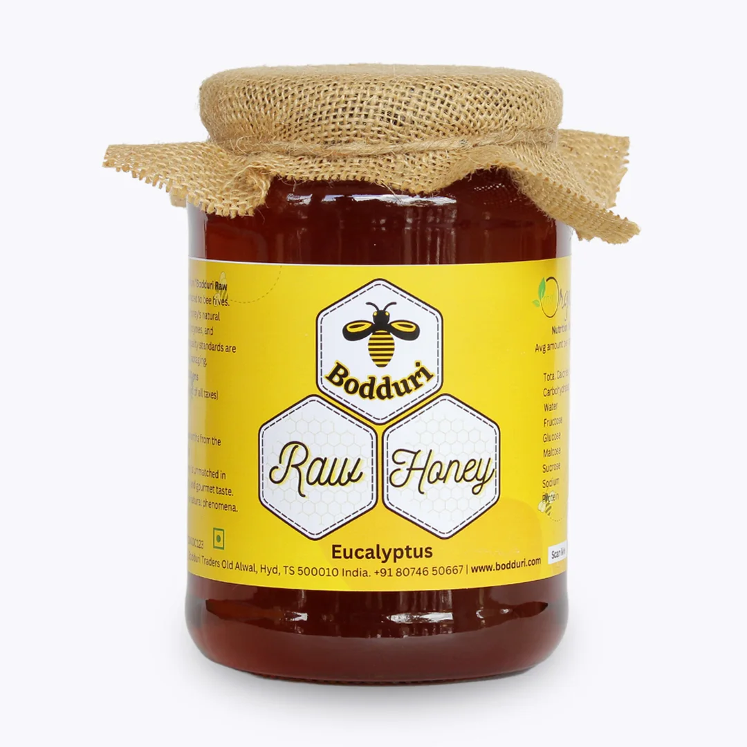 eucalyptus natural and pure honey jar of 1 kg
