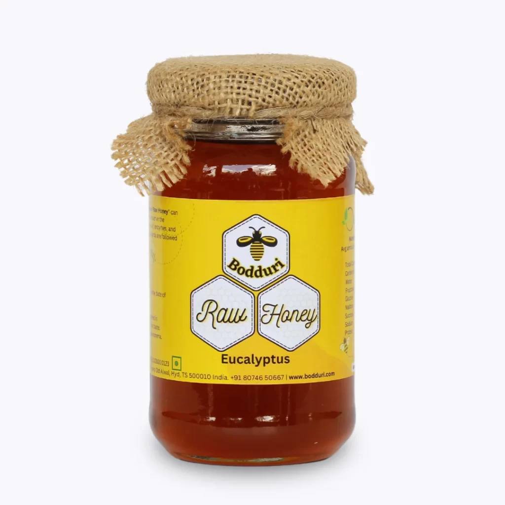 eucalyptus pure and natural honey 250g - unprocessed organic raw honey