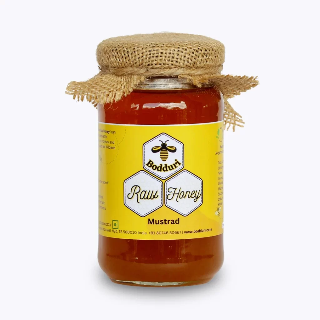 mustard organic honey 250 grams