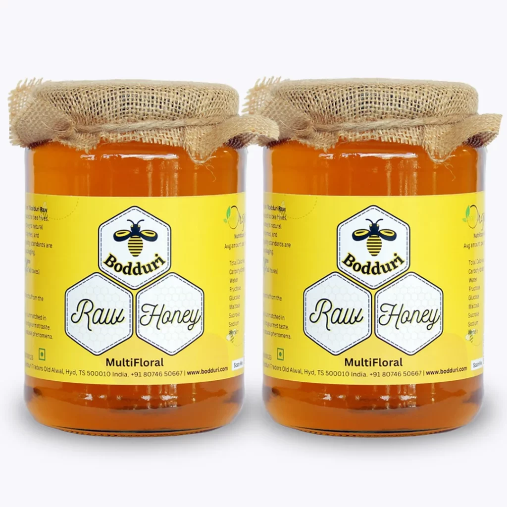 100% pure and natural multifloral honey pack of two 1 Kg jars combo offer