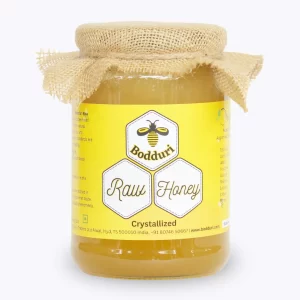 crystalized natural and pure honey jar of 1 kg